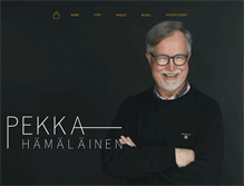 Tablet Screenshot of pekkahamalainen.com